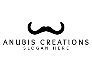 Mustache Horns Barber logo design