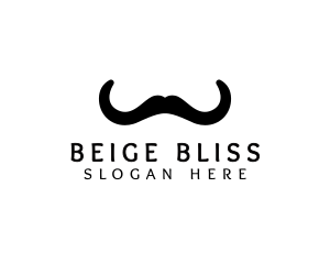 Mustache Horns Barber logo design