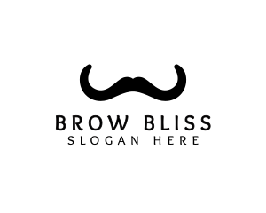 Mustache Horns Barber logo design