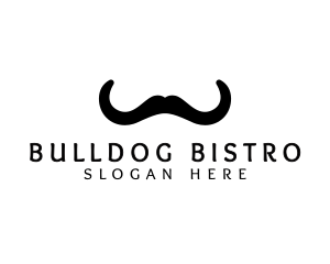 Mustache Horns Barber logo design