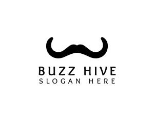 Mustache Horns Barber logo design