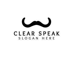 Mustache Horns Barber logo design