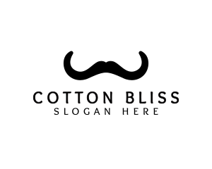 Mustache Horns Barber logo design