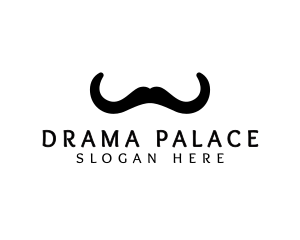 Mustache Horns Barber logo design