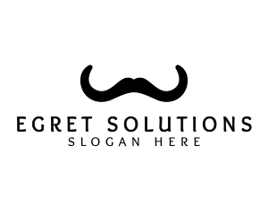 Mustache Horns Barber logo design