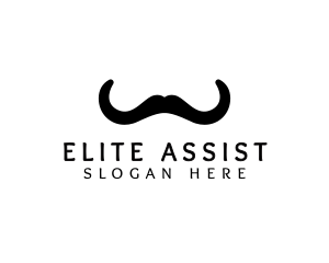 Mustache Horns Barber logo design