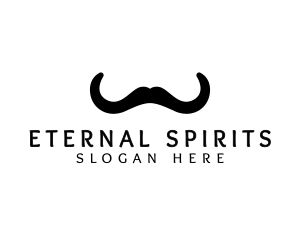 Mustache Horns Barber logo design