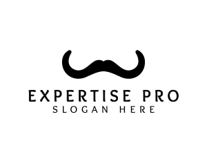 Mustache Horns Barber logo design