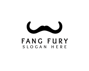 Mustache Horns Barber logo design