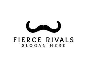 Mustache Horns Barber logo design