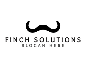 Mustache Horns Barber logo design