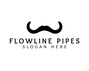 Mustache Horns Barber logo design