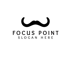 Mustache Horns Barber logo design