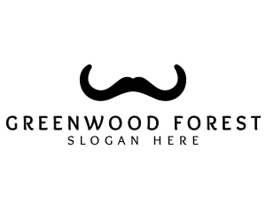 Mustache Horns Barber logo design