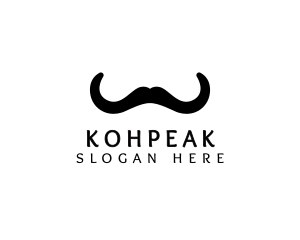 Mustache Horns Barber logo design