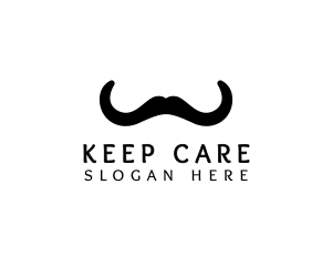 Mustache Horns Barber logo design