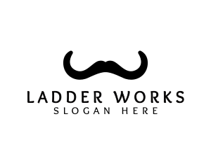 Mustache Horns Barber logo design