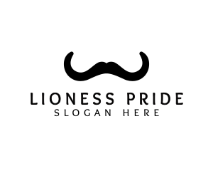 Mustache Horns Barber logo design