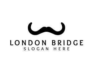 Mustache Horns Barber logo design