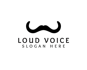 Mustache Horns Barber logo design