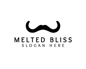 Mustache Horns Barber logo design