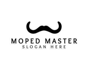 Mustache Horns Barber logo design