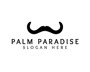 Mustache Horns Barber logo design