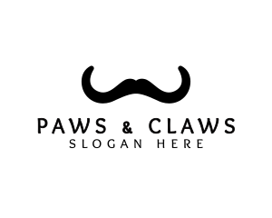 Mustache Horns Barber logo design