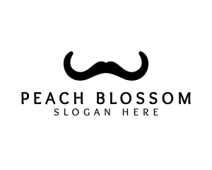 Mustache Horns Barber logo design