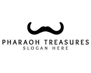 Mustache Horns Barber logo design