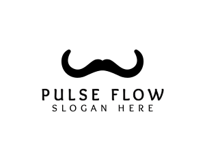 Mustache Horns Barber logo design