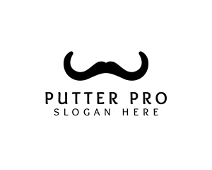 Mustache Horns Barber logo design