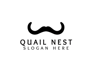 Mustache Horns Barber logo design