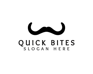 Mustache Horns Barber logo design