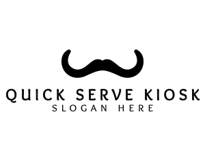 Mustache Horns Barber logo design