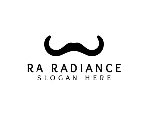 Mustache Horns Barber logo design