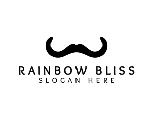 Mustache Horns Barber logo design