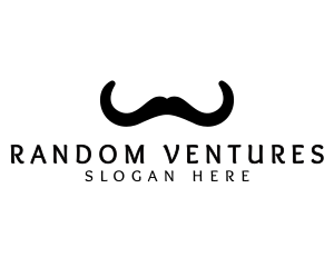 Mustache Horns Barber logo design