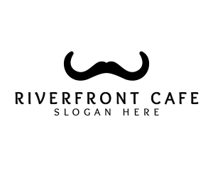 Mustache Horns Barber logo design