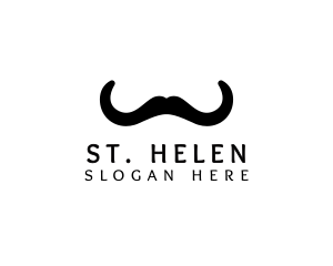 Mustache Horns Barber logo design