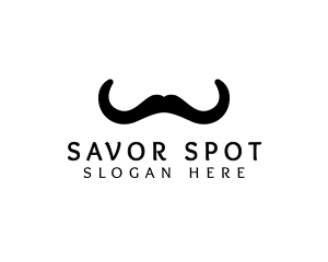 Mustache Horns Barber logo design