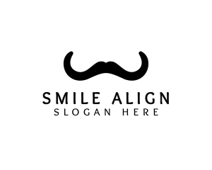 Mustache Horns Barber logo design