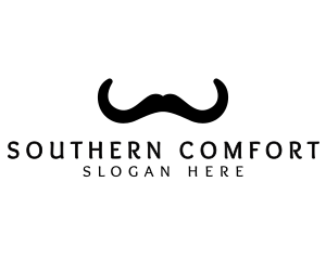 Mustache Horns Barber logo design