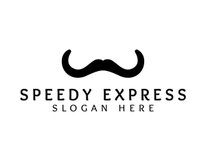 Mustache Horns Barber logo design