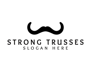 Mustache Horns Barber logo design