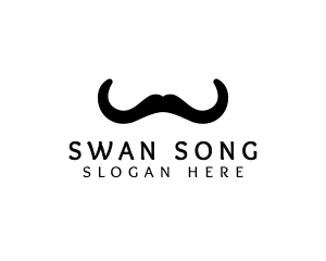 Mustache Horns Barber logo design