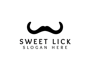 Mustache Horns Barber logo design