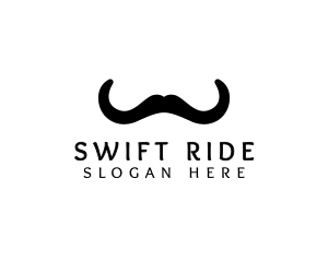 Mustache Horns Barber logo design