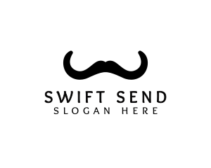 Mustache Horns Barber logo design