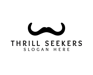 Mustache Horns Barber logo design